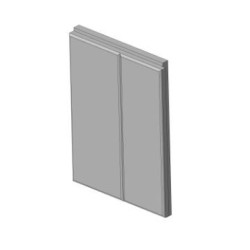 Žárobetonová deska zadní, pravá IMPRESSION 3G 59.44.14